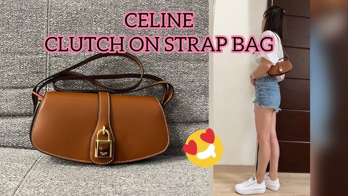 NEW CELINE TRIOMPHE CHAIN CLUTCH 2022 - UNBOXING & WHAT FITS