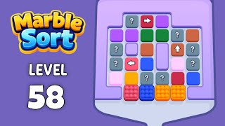 Marble Sort level 58 solution
