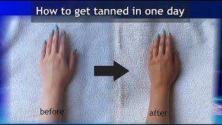 HOW TO GET TAN IN 1 DAY Naturally, it works!!! 2020 screenshot 2