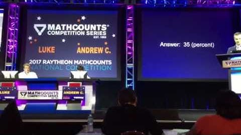 MATHCOUNTS championship final round - wow!!