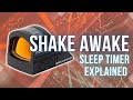 Holosun sleep timer  shake awake explained