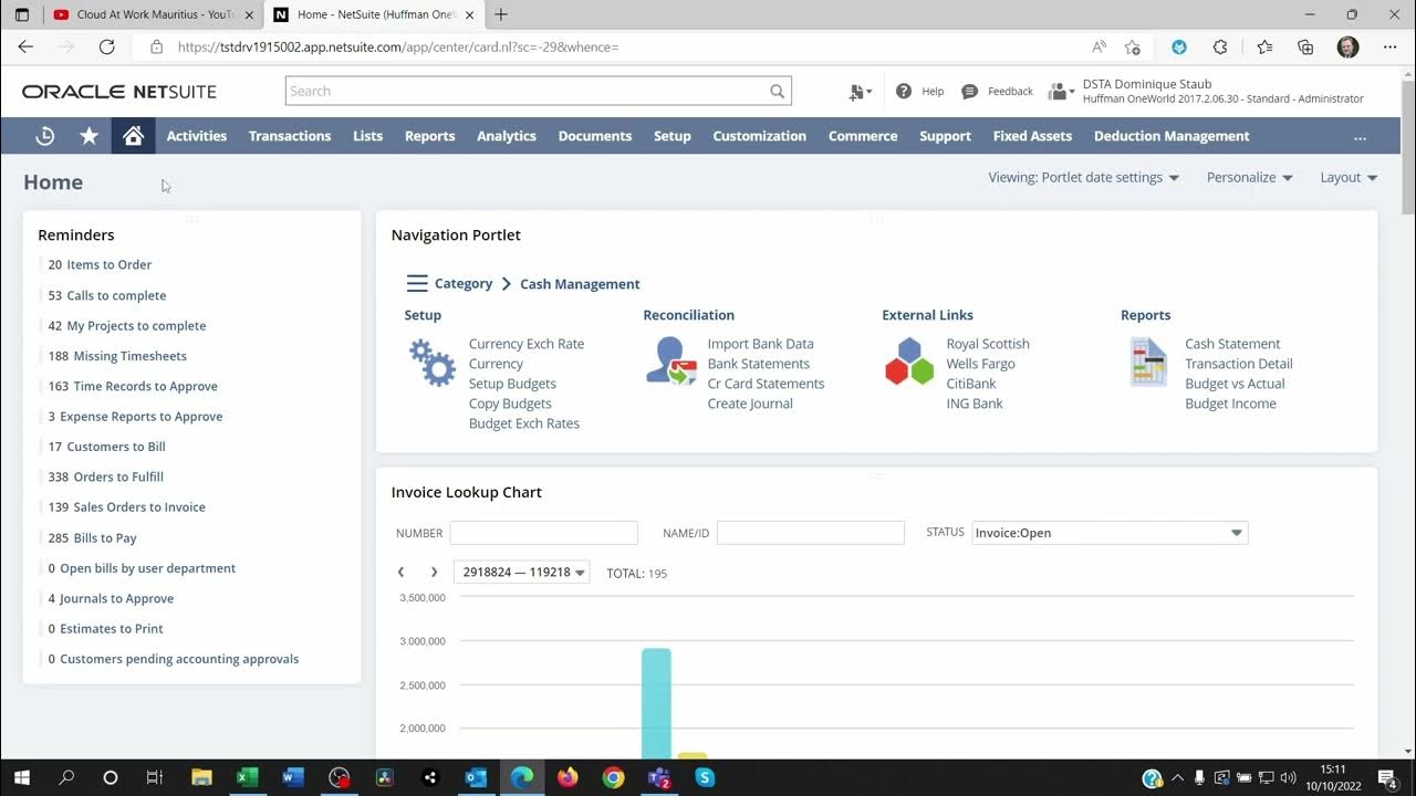 Bank register not showing data on netsuite YouTube