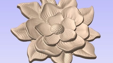 Vectric V10 Tutorials | Getting Started | Import Flower Model