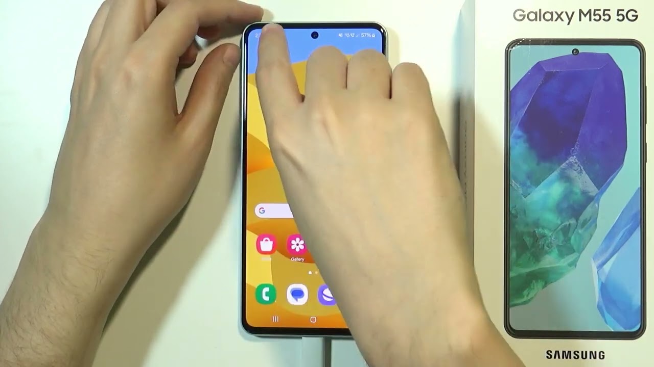 How to Wipe Cache Partition on Samsung Galaxy M55 5G - YouTube