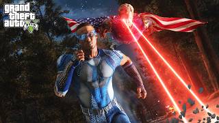 GTA 5 - Homelander VS A-Train | Epic Death Battle! screenshot 5