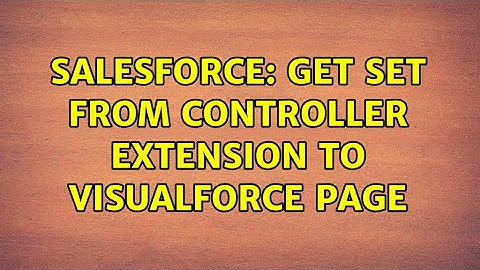 Salesforce: get set from controller extension to visualforce page