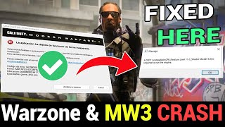 How to Fix COD Warzone 3 Season 3 Crashing & Not Launching ( Easy fix ) - ✅New Updated Solutions