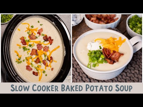 Slow Cooker Baked Potato Soup