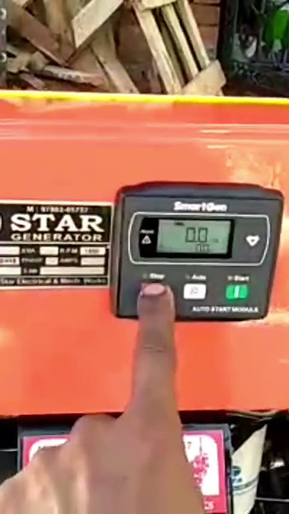 automatic generator Start and Stop