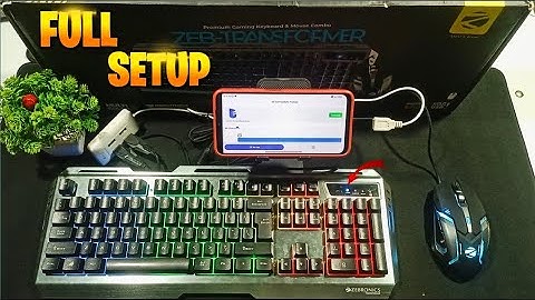 Ultra budget RGB Gaming Keyboard Mouse Combo Unboxing & Tutorials 🔥 play games keyboard mouse mobile