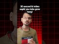 30 second ki video fb grow #shortvideo #techtech #facts #motivation