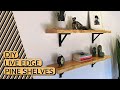 DIY Live Edge Shelves  | How To Build