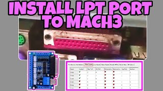 LPT Port Configuration | Cara test DIR dan PULSE untuk OUTPUT mesin CNC