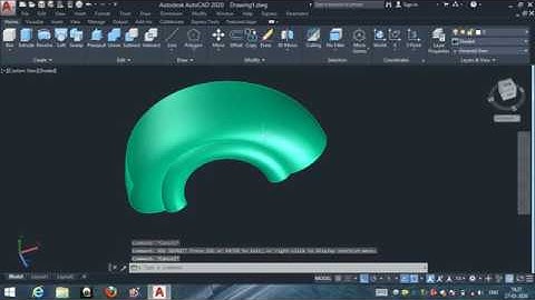 Surface Network command autocad 2020 in hindi