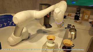 Robots Making Coffee At Ces 2020 Technology Future Doosan Korean Robots