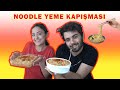 YEME REKORTMENİYLE FIRE NOODLE KAPIŞMASI!-En Hızlı Yiyen Kazanır 🍜w/Ceren Yılmaz