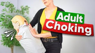 Adult Choking - First Aid Training