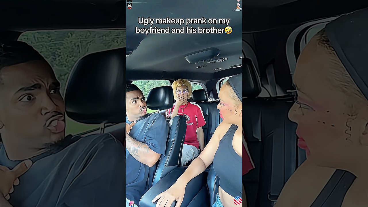 Ugly makeup prank on my boyfriend and his brother 