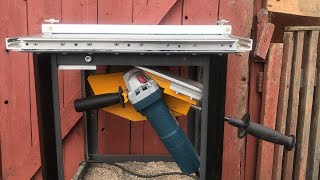 HOMEMADE ANGLE GRINDER(Part 3)-TABLE SAW