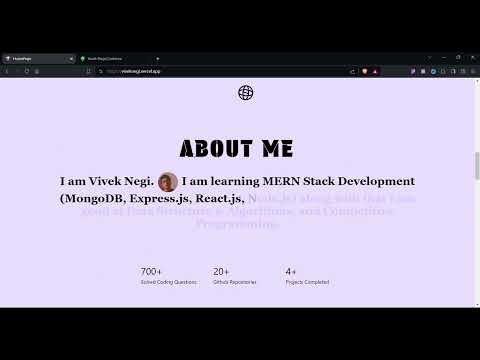 Animated Portfolio Website | ReactJs + TailwindCSS + GSAP