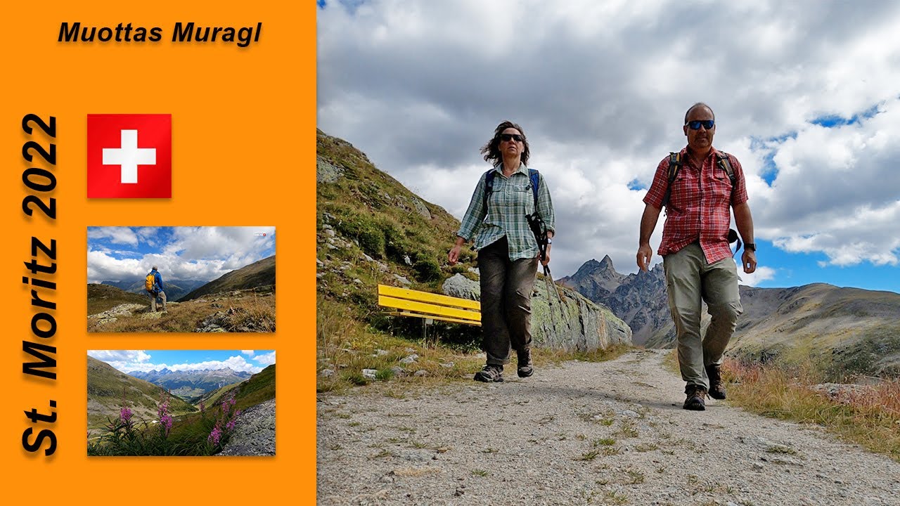 2022, St. Moritz, Muottas Muragl, Rundwanderung zum Ley Muragl, Oberengadin.