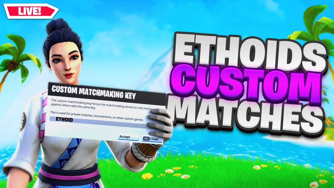 🔴 (EU) CUSTOM MATCHMAKING SOLO/DUO/SQUAD SCRIMS FORTNITE LIVE / PS4,XBOX,PC,MOBILE,SWITCH