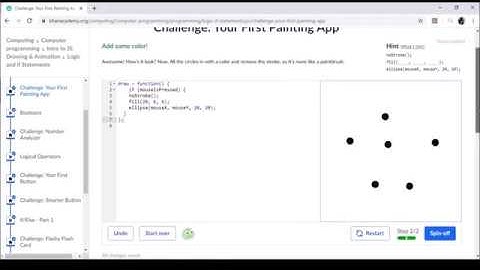 Challenge Your First Painting App Khan Academy