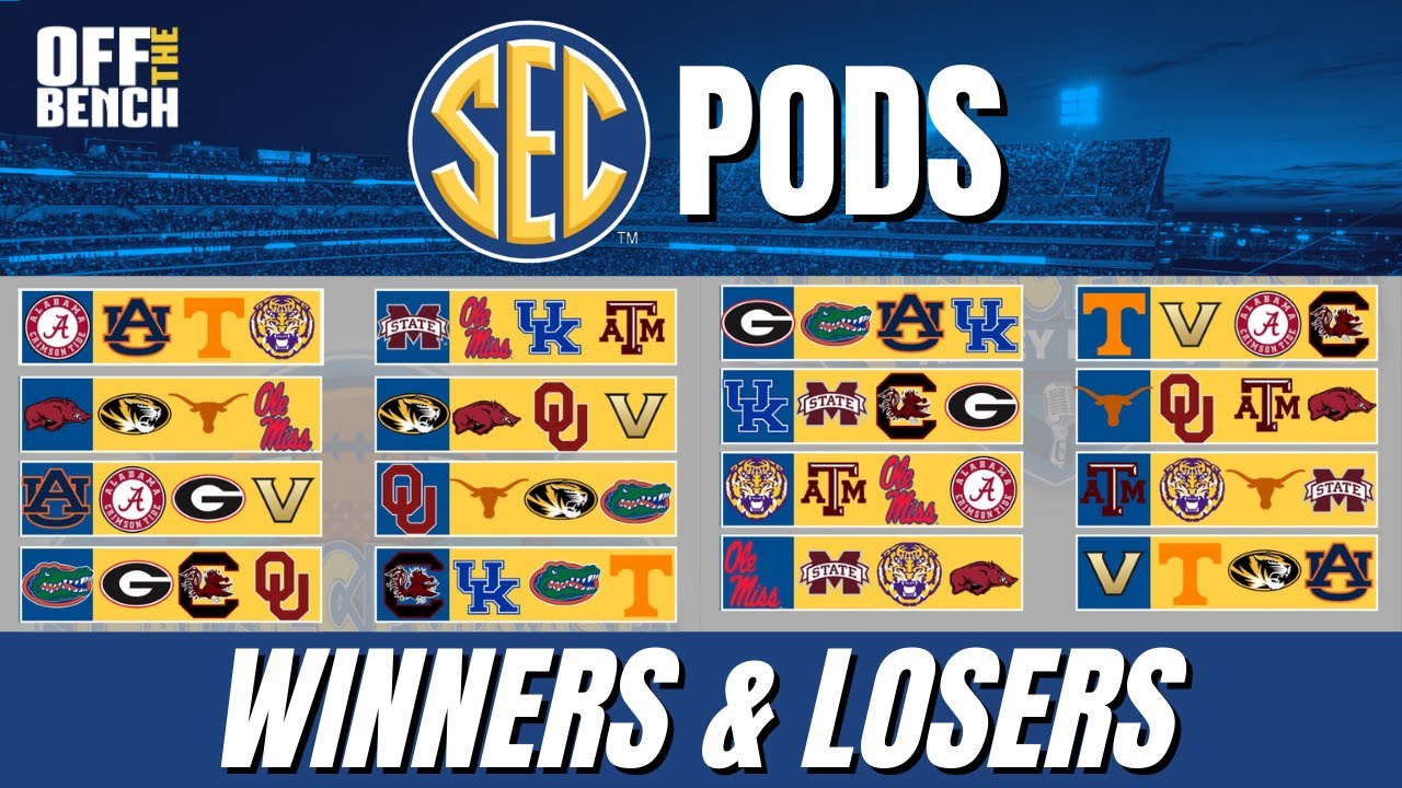 Biggest winners & losers of SEC's new pod schedule format Win Big Sports