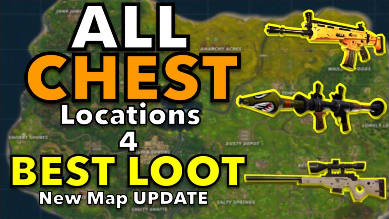 ALL CHEST LOCATIONS | New Update! | BEST Loot Spots! | Fortnite Battle  Royale