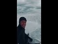 Casper Steinfath surfing on ice in Denmark #shorts