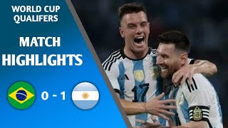 Hіghlіghts  Brazil vs Argentina 0-1