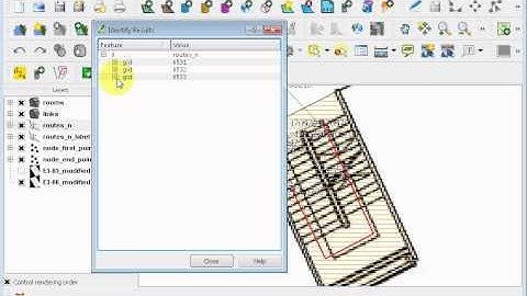 Check Staircases Route Drawings Using QGIS