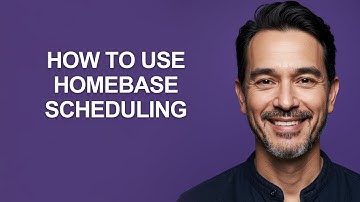 How to Use Homebase Scheduling - KevinHowTo