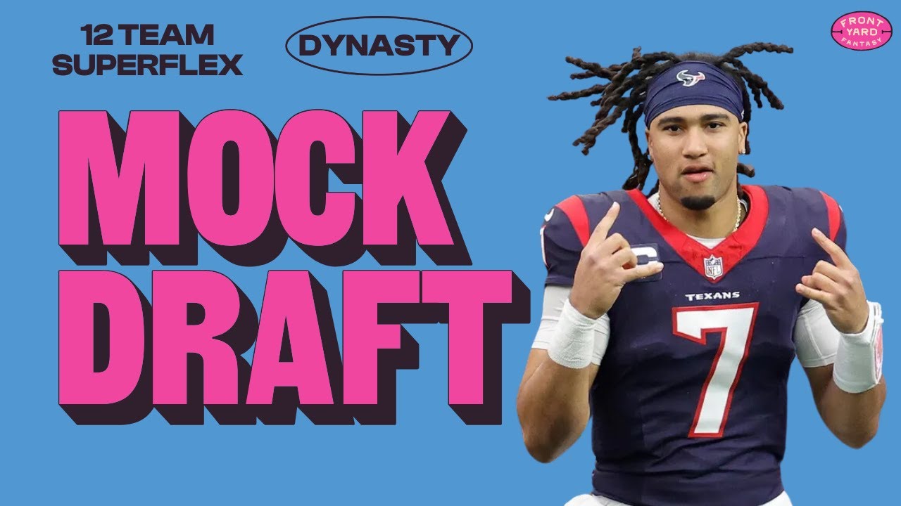 2025 Dynasty Superflex Mock Draft Fantasy Football Game Show YouTube