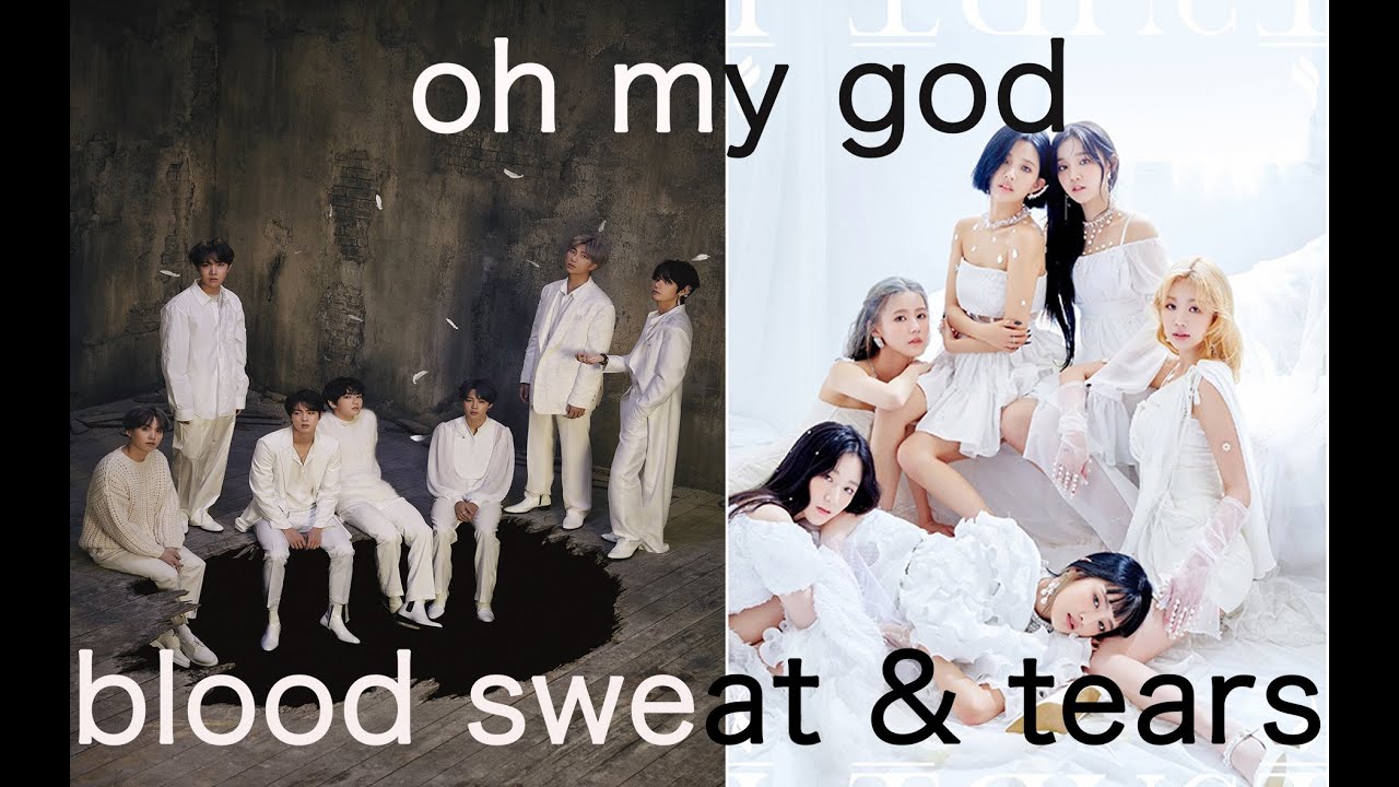 (여자)아이들((G)I-DLE) & BTS - 'Oh my god & Blood sweat & tears'  MV remix (ft. black swan)