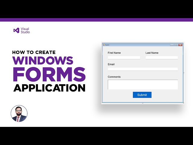 Create a Windows Forms app with C# - Visual Studio (Windows)