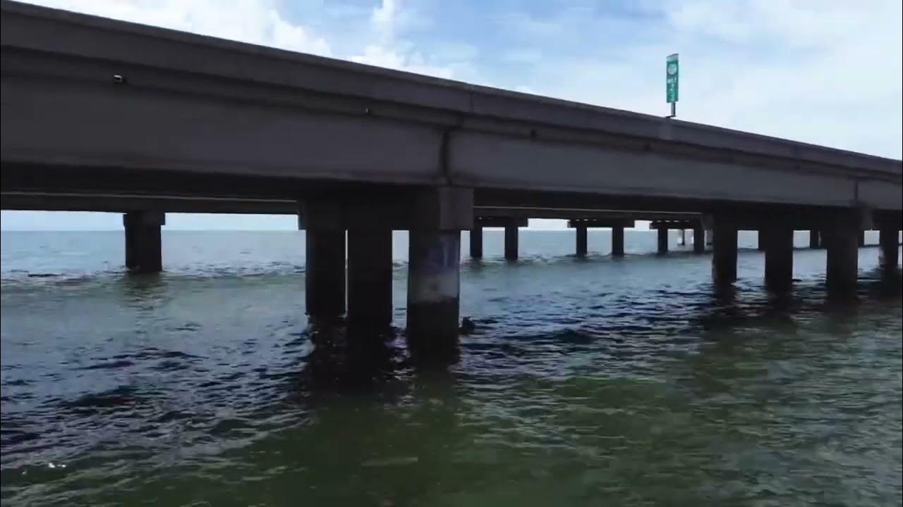 Pontchartrain causeway underwater bridge inspection YouTube