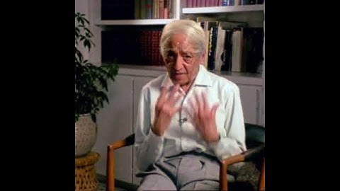 Who is there to tell you what to do? | Krishnamurti