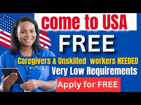 URGENT! Free Visa To USA | Caregiver jobs in USA with visa sponsorship  - caregivers in us