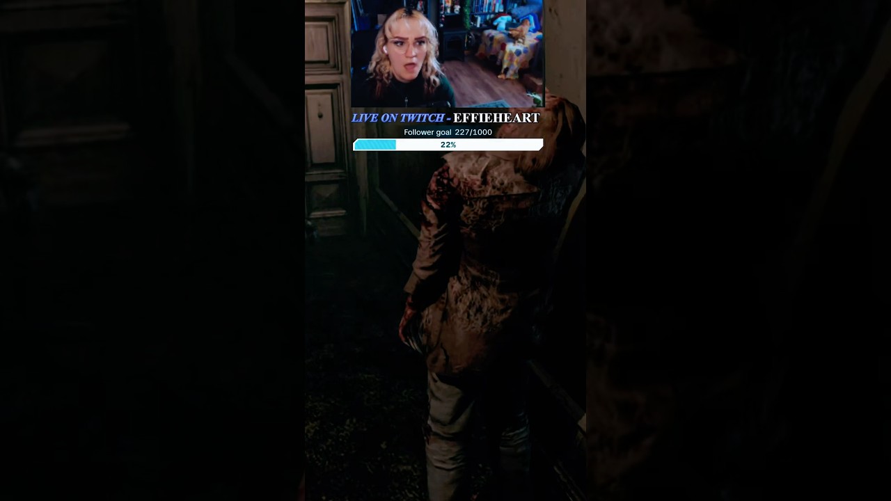 So THATS a Crimson?! #gamergirl #residentevil #blindplaythrough