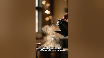 Clean Your Blender in 30 Seconds—No Scrubbing Needed! Easy Blender Cleaning Hack #shorts