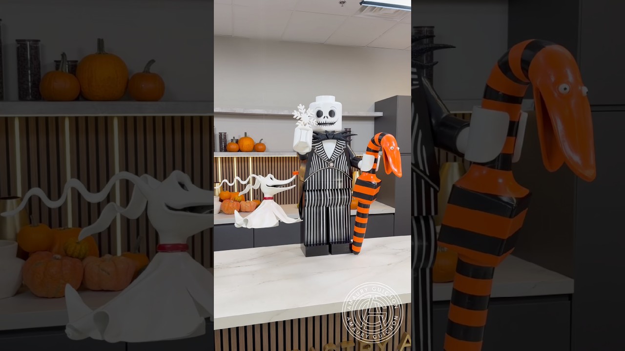 Chocolate Jack Skellington! His dog Zero is the cutest! #amauryguichon #chocolate