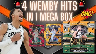 BIGGEST MEGA BOX IN SELECT HISTORY #sportscardbreak #victorwembanyama #sportscards #basketballcards