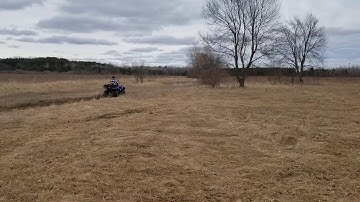 Tilling up food plots with the groundhog max