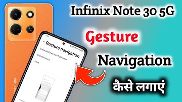 Infinix note 30 5g back button setting | Infinix note 30 me back button kaise lagaye/navigation key