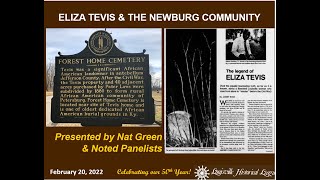 Eliza Tevis: Legendary African American woman of Louisville, Kentucky