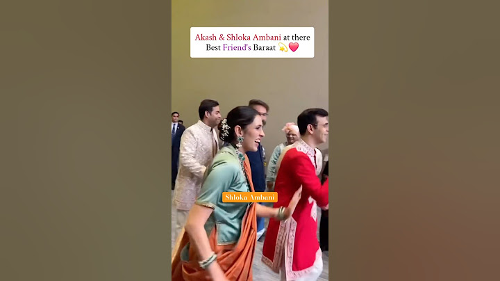 Akash & Shloka Ambani – Couple Goals at the Wedding! 💍🫶
