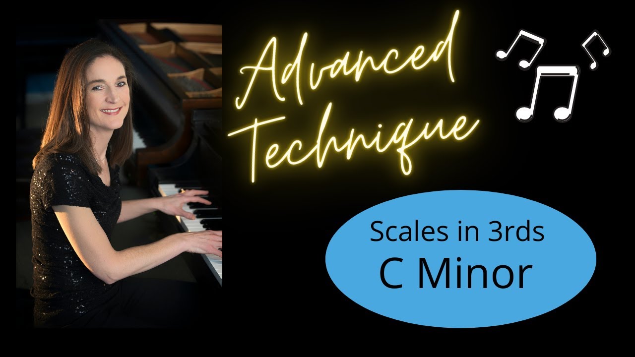 C Minor Scales in 3rds PIANO How to Play (hands separated by a 3rd