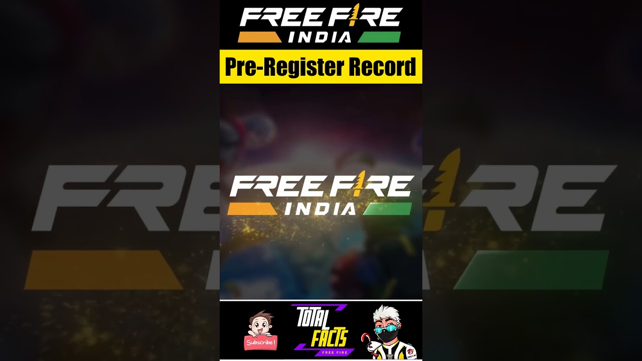 OMG 😱 Free Fire India 4.5 Crore Pre Registration World Record