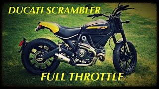 2015 Ducati Scrambler Full Throttle with Termignoni Sportline Racing Exhaust Sound